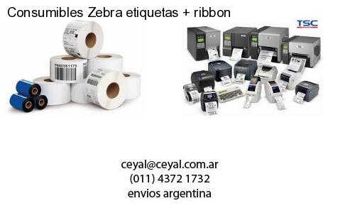 Consumibles Zebra etiquetas   ribbon