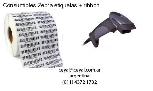 Consumibles Zebra etiquetas   ribbon