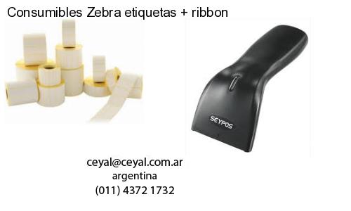 Consumibles Zebra etiquetas   ribbon