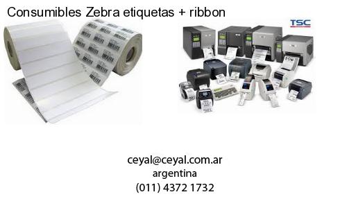 Consumibles Zebra etiquetas   ribbon