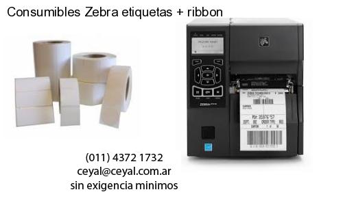 Consumibles Zebra etiquetas   ribbon