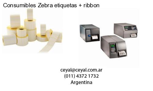 Consumibles Zebra etiquetas   ribbon