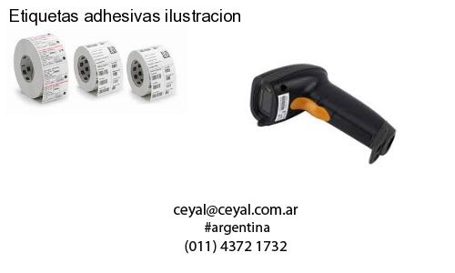 Etiquetas adhesivas ilustracion