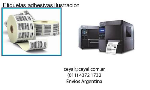 Etiquetas adhesivas ilustracion