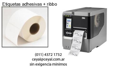 Etiquetas adhesivas   ribbo
