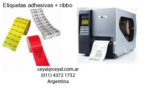 Etiquetas adhesivas   ribbo