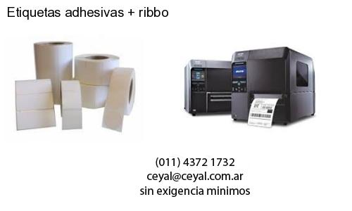 Etiquetas adhesivas   ribbo