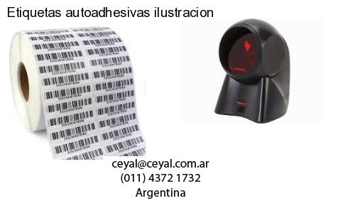Etiquetas autoadhesivas ilustracion