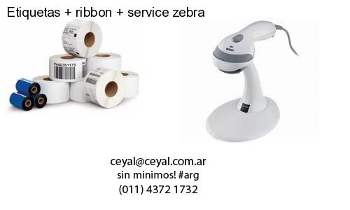 Etiquetas   ribbon   service zebra