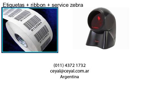 Etiquetas   ribbon   service zebra