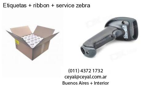 Etiquetas   ribbon   service zebra