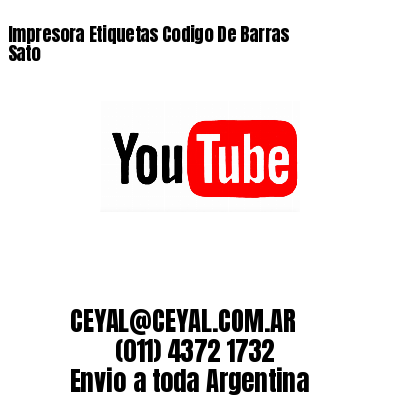 Impresora Etiquetas Codigo De Barras Sato