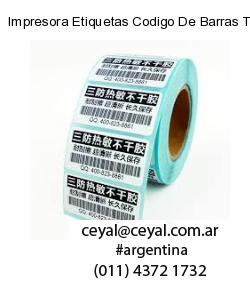 Impresora Etiquetas Codigo De Barras TSC TPP 244