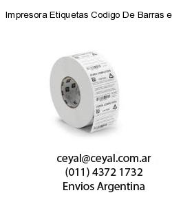 Impresora Etiquetas Codigo De Barras epson industrial