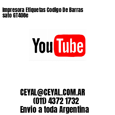 Impresora Etiquetas Codigo De Barras sato GT408e