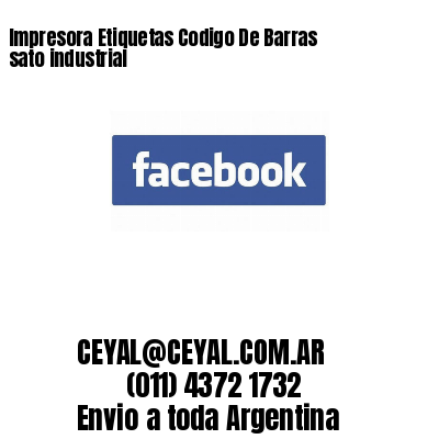 Impresora Etiquetas Codigo De Barras sato industrial