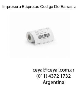 Impresora Etiquetas Codigo De Barras zebra 105sl