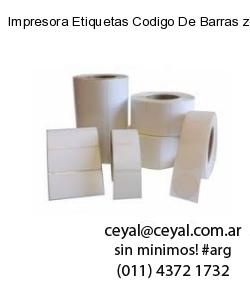 Impresora Etiquetas Codigo De Barras zebra impresion