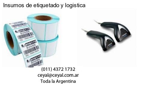 Insumos de etiquetado y logistica