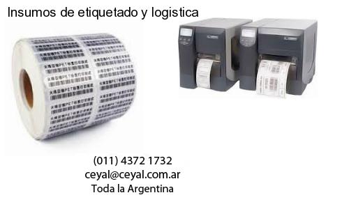 Insumos de etiquetado y logistica