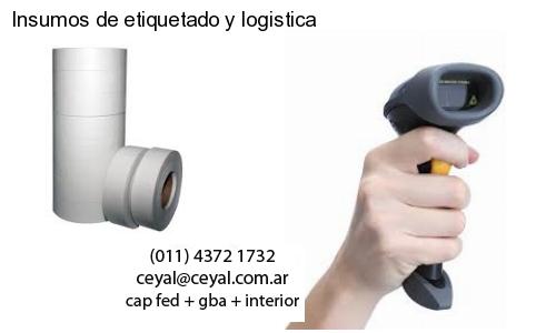 Insumos de etiquetado y logistica