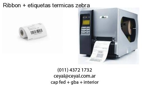 Ribbon etiquetas termicas zebra