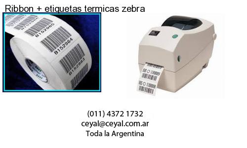 Ribbon etiquetas termicas zebra