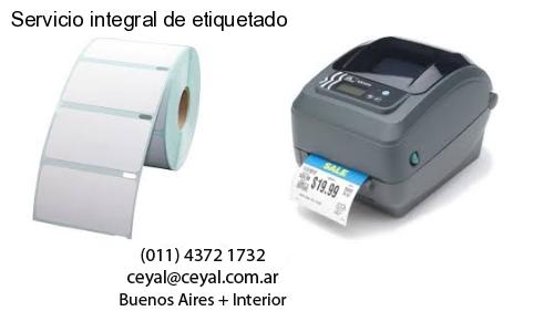 Servicio integral de etiquetado