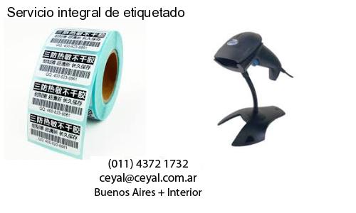 Servicio integral de etiquetado