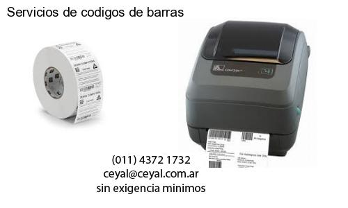 Servicios de codigos de barras