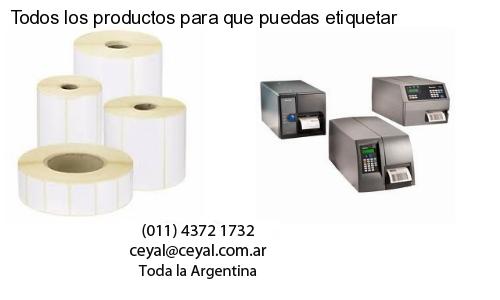 Todos los productos para que puedas etiquetar