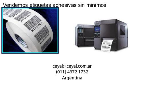 Vendemos etiquetas adhesivas sin minimos