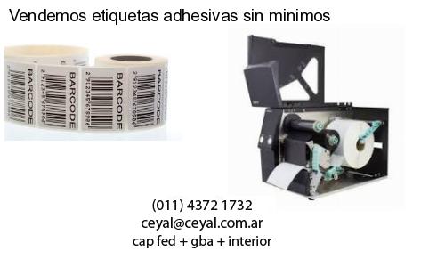 Vendemos etiquetas adhesivas sin minimos