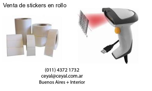 Venta de stickers en rollo