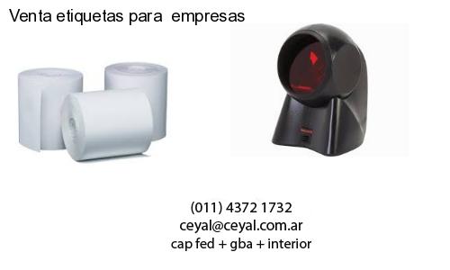 Venta etiquetas para  empresas