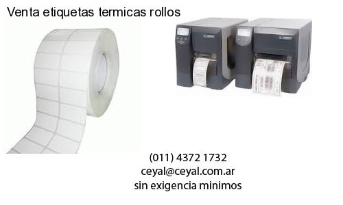 Venta etiquetas termicas rollos