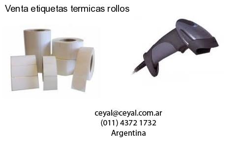 Venta etiquetas termicas rollos