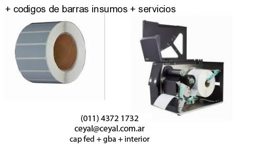   codigos de barras insumos   servicios