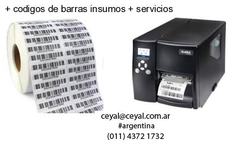   codigos de barras insumos   servicios