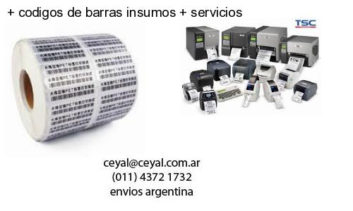 codigos de barras insumos servicios