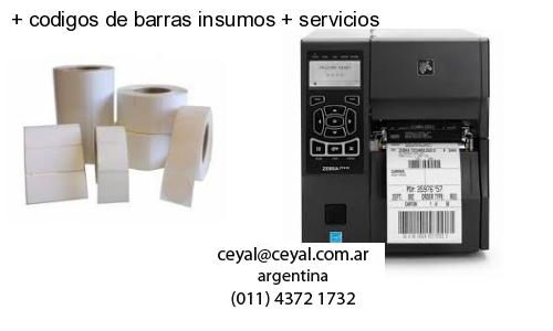   codigos de barras insumos   servicios