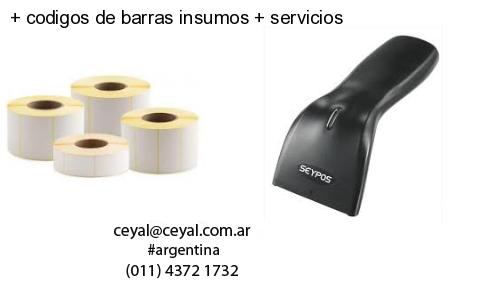 codigos de barras insumos servicios