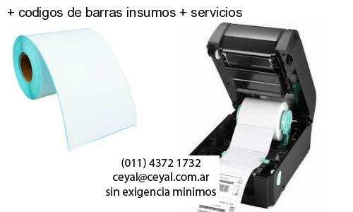 codigos de barras insumos servicios