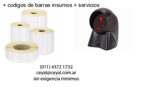   codigos de barras insumos   servicios