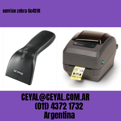 service zebra Gc420t