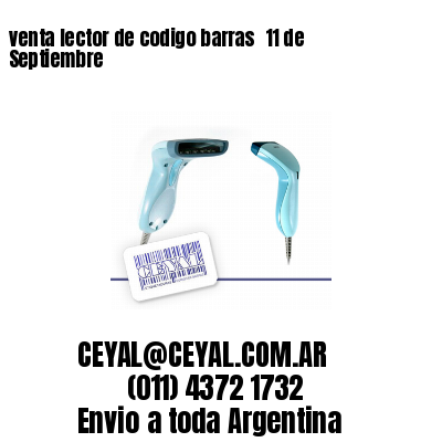 venta lector de codigo barras 	11 de Septiembre