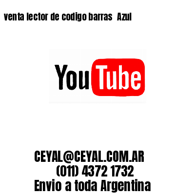 venta lector de codigo barras 	Azul