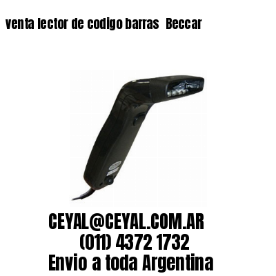 venta lector de codigo barras 	Beccar