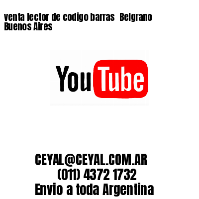 venta lector de codigo barras Belgrano Buenos Aires