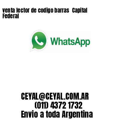 venta lector de codigo barras 	Capital Federal